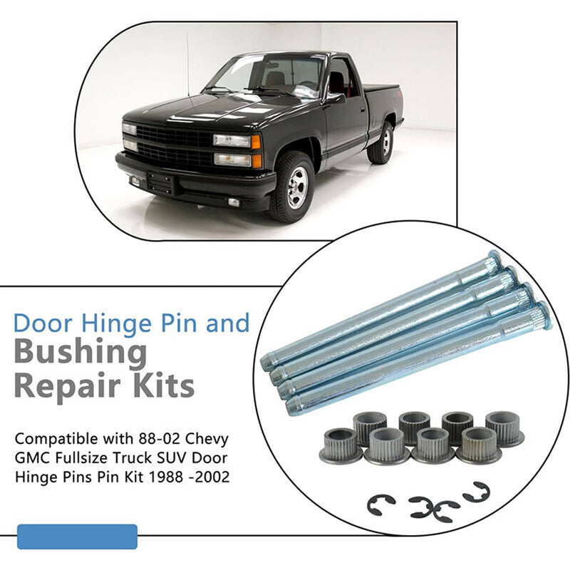 15685040 15562609 Door Hinge Pin Bushing Repair Kit for Chevy GMC 1500 2500 3500