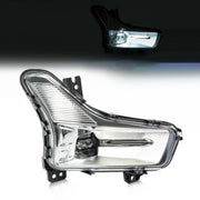 DURAFORCE LED Front Passenger Right Side Fog Light Clear Lens for Ford Fusion 2019-21