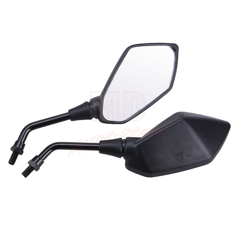 Universal 7/8" Handlebar Mount Clamp Rear View Side Mirrors for Motorcycle ATV