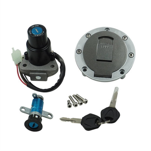 DURAFORCE Ignition Switch Fuel Gas Cap Cover Seat Lock Key for Yamaha TZR125 TZM150 TZR150