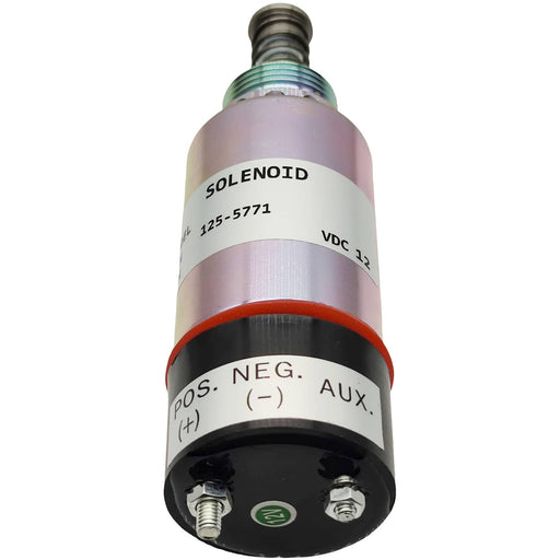 DURAFORCE 9X-5312 12V Fuel Shutoff Solenoid for Caterpillar Asphalt Paver AP-1000 AP-1050