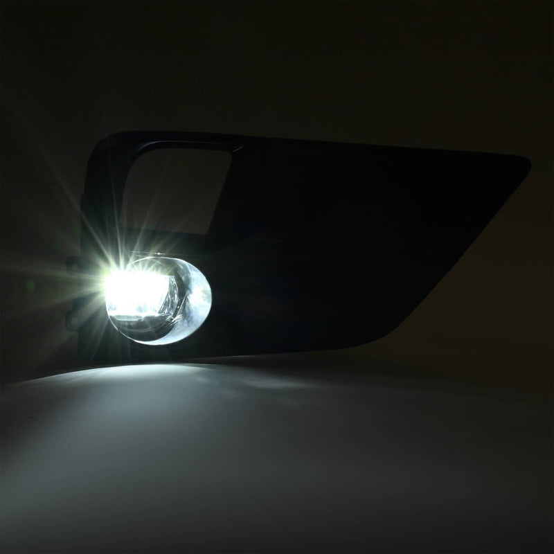 DURAFORCE LED Fog Lights Front Bumper Driving Lamps With Bezel for Honda Odyssey 2018-2020
