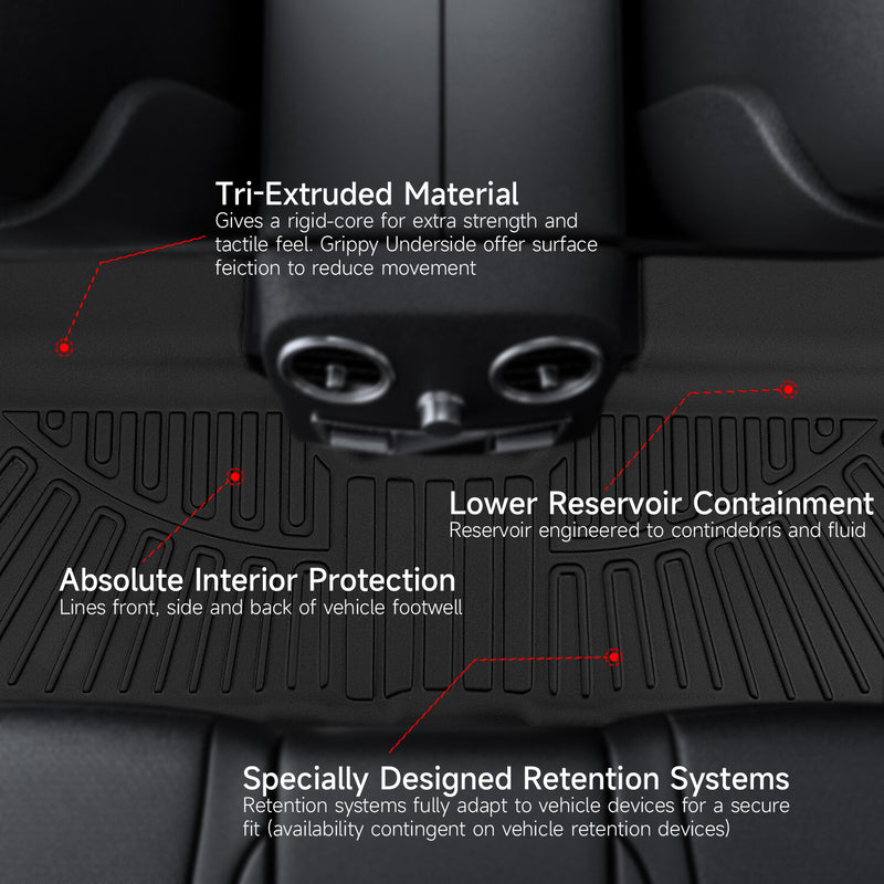Car Floor Mats Cargo Trunk Liners Custom Fit for Chevrolet Equinox 2018-2024
