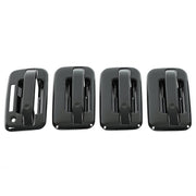 DURAFORCE Black Painted Door Handle Covers with Keypad for Ford F150 Crew Cab 2004-2014