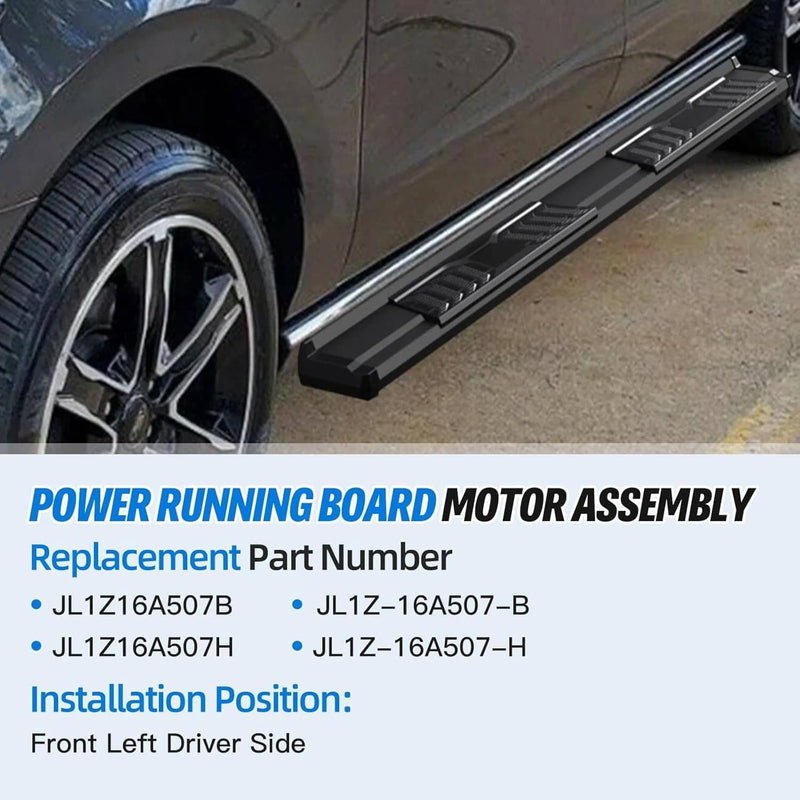 Left Driver Power Running Board Motor w/ Bracket for Ford Expedition 2018-2024