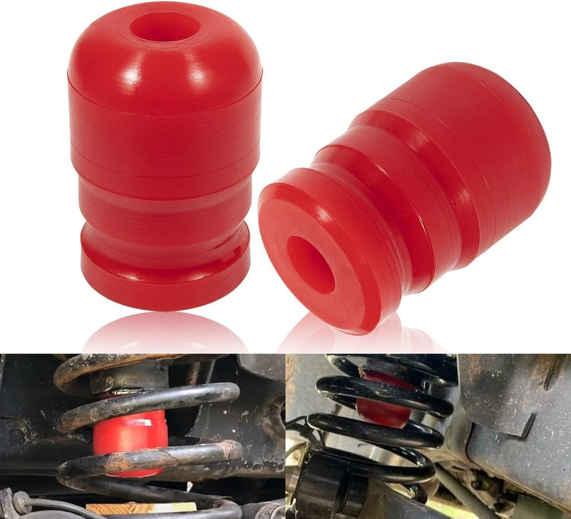 1-1303 Polyurethane Front Bump Stops for Jeep Wrangler JK JKU 2007-2018 2 Pcs
