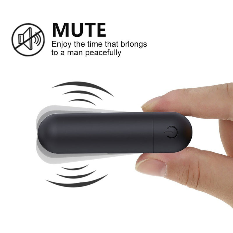Women Mini Powerful Bullet Shape 10 Speed Vibrating Neck Body Massage Personal