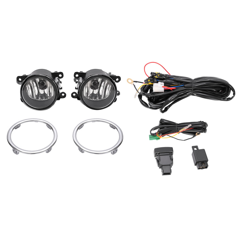 Clear Fog Lights With Ring Wiring Switch for Honda Pilot EX 2012-2015