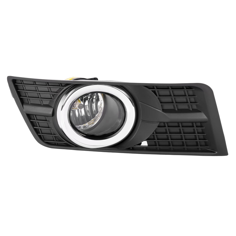 Fog Lights With Bezel Bumper Lamp Cover for Cadillac SRX 2010-2016 Pair