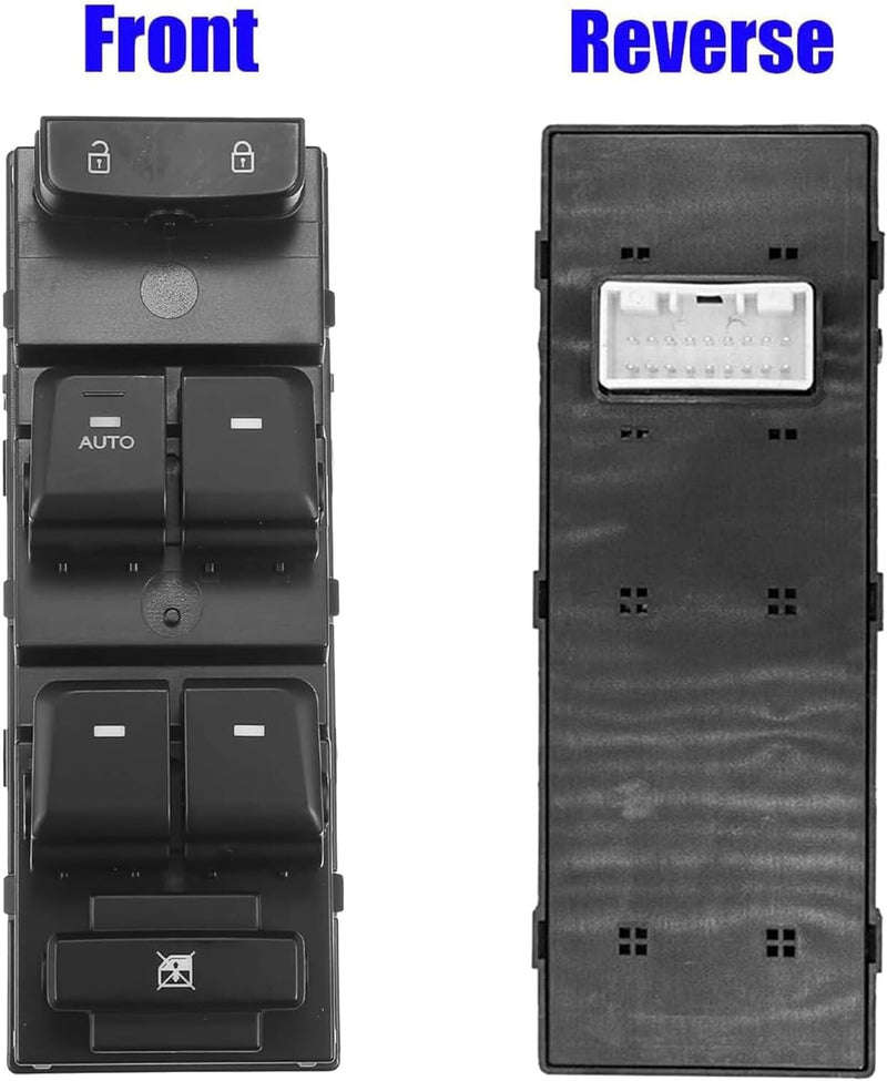 Front Left Driver Power Window Switch for Hyundai Sonata 2015-2019 93570-C1000