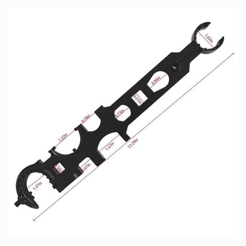 Spanner Wrench Nut Removal Plumbing Fishing Pipe Fitting Multifunctional Tool