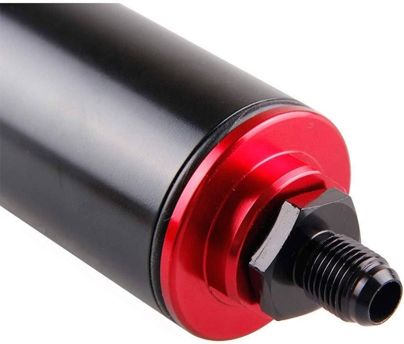 Inline Fuel Filter 100 Micron Cleanable AN6 AN8 AN10 Adapter Universal High Flow