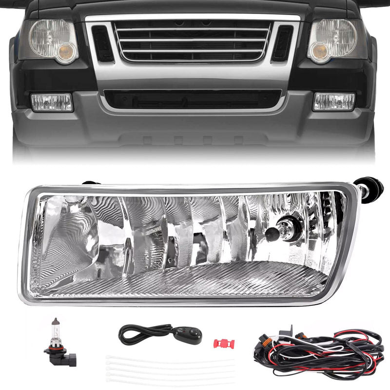 Left Driver Fog Light for Ford Explorer 2006-2010 Sport Trac 2007-2010