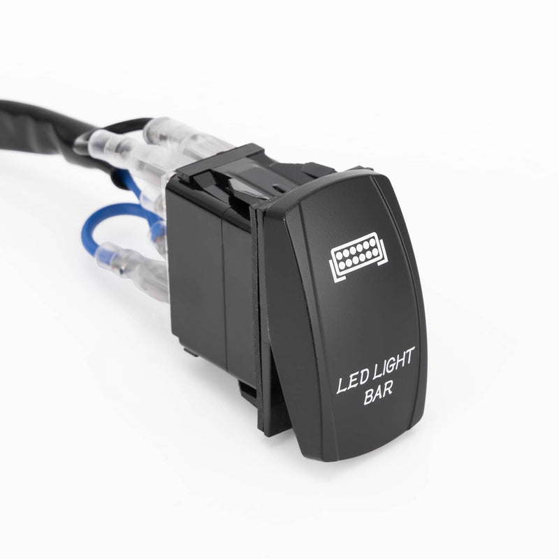 Light Bar Wiring Harness Rocker Switch for 2019-2024 Polaris Ranger XP 1000