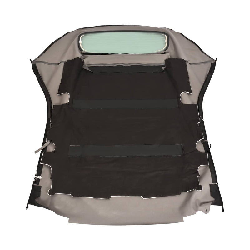 DURAFORCE Convertible Top Glass Window for Toyota Solara 2004-2009 08 Black Twill Vinyl