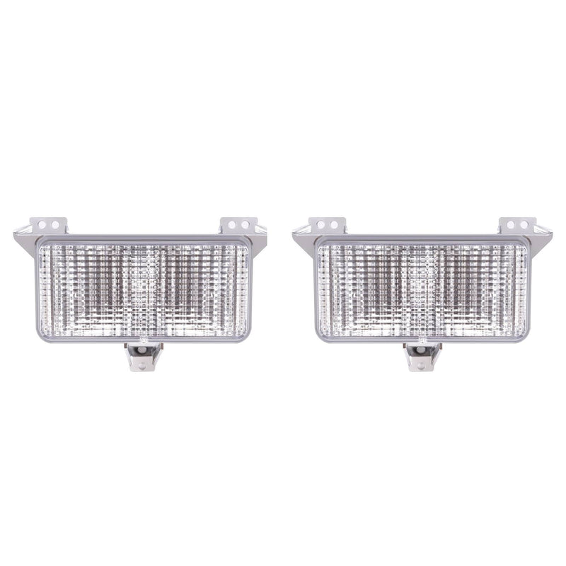 DURAFORCE Turn Signal Corner Park Lights for Chevy for GMC Pickup Truck 1983-1991 Pair
