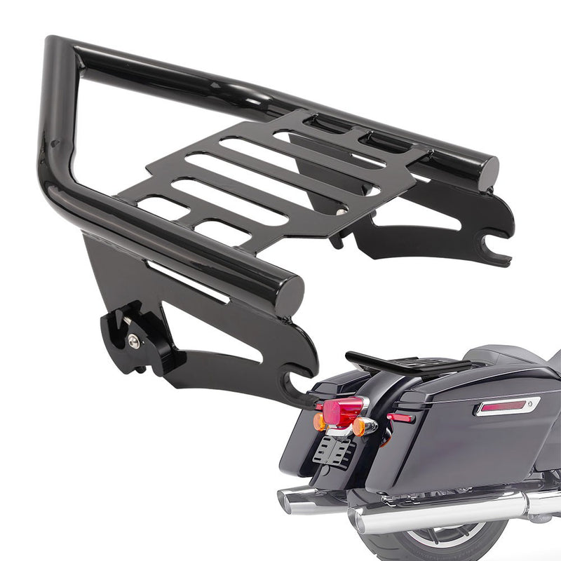 Black Detachable Luggage Rack for Harley Touring 2009-2025 Street Road Glide US