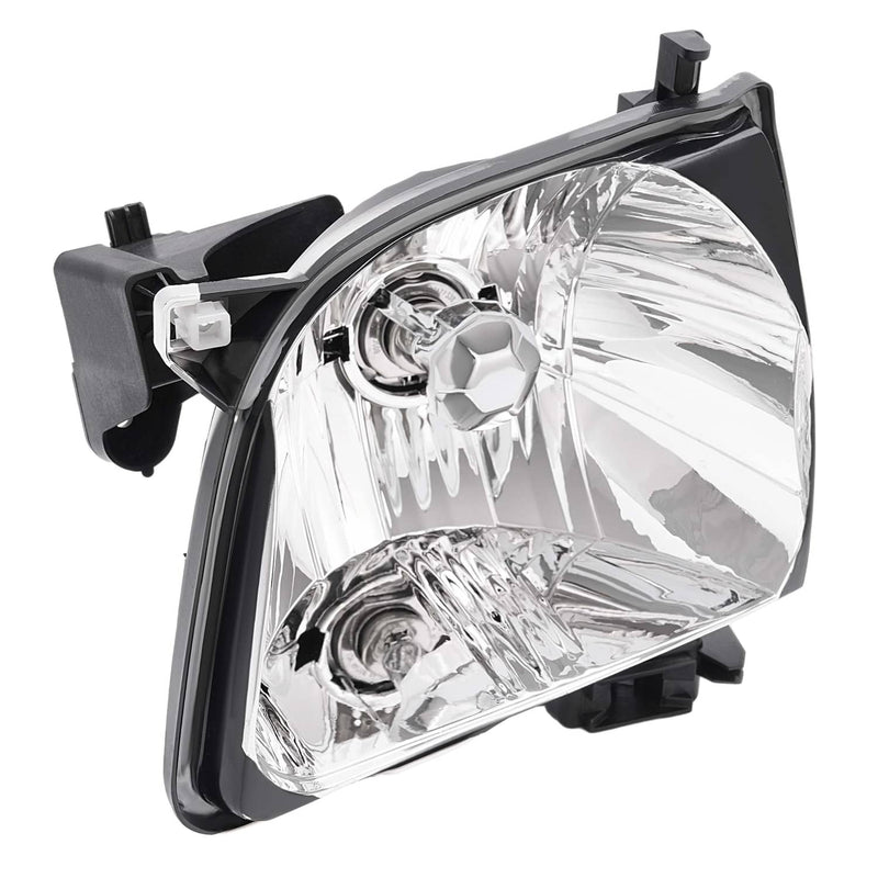 DURAFORCE White Headlights & Black Corner Light for Toyota Tacoma 2001 2002 2003 2004 4Pcs