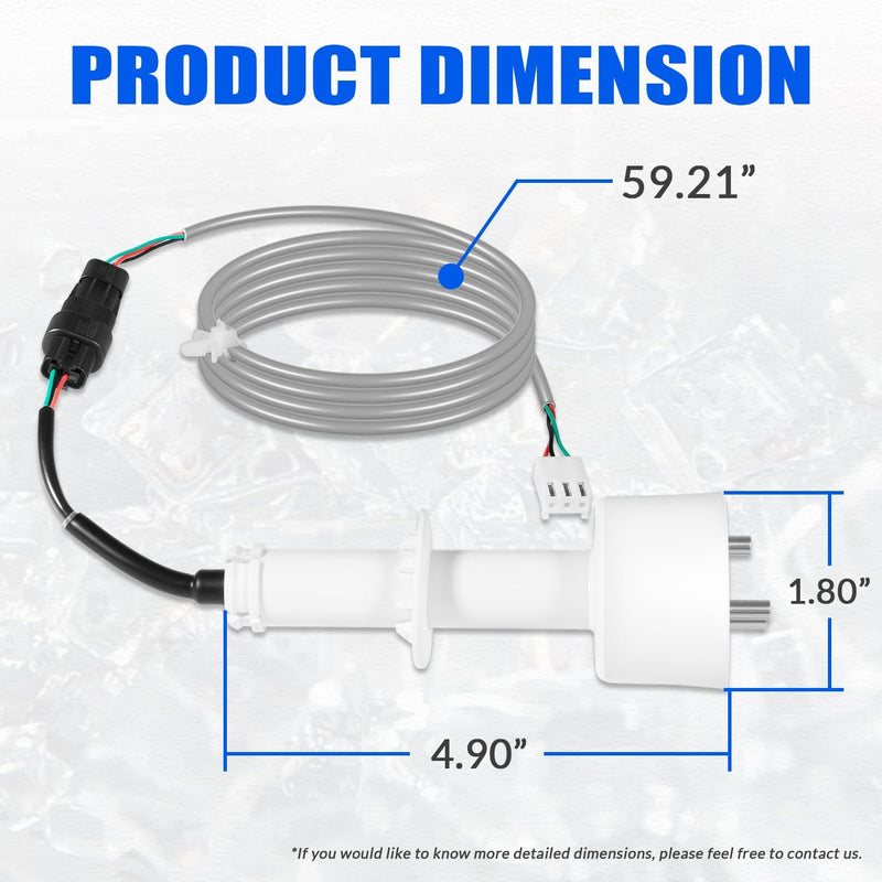 000016053 Ice Water Level Sensor Probe Kit with Harness for Manitowoc Ice Maker
