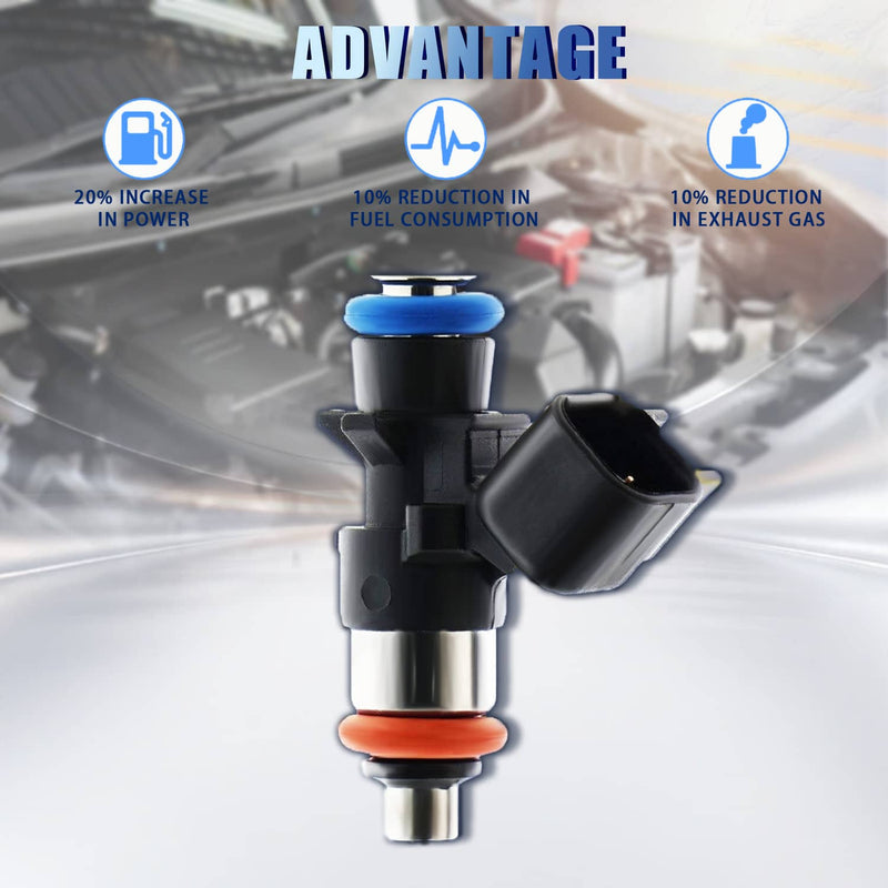 6x Fuel Injectors 0280158233 for 2011-2019 Chrysler Dodge Ram Jeep 3.6L V6