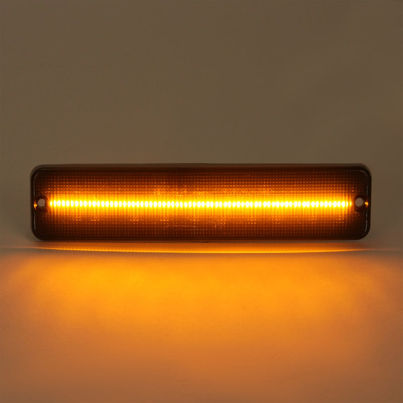 Front Side Marker Lights Turn Signal for Jeep Wrangler YJ 1987-1995 Smoked Amber