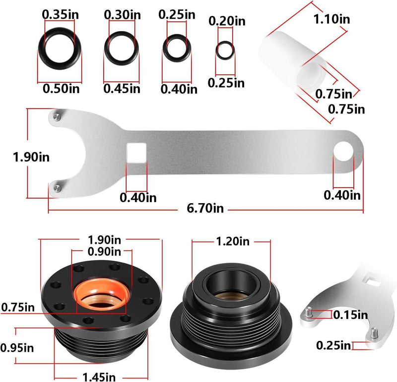 HS5157 Front Mount Hydraulic Steering Cylinder Seal Kit for Seastar Wrench