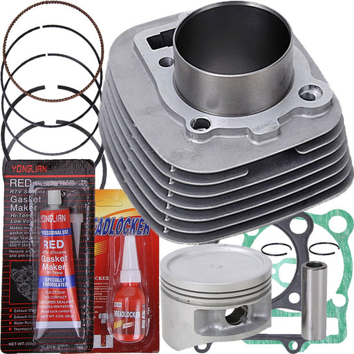 DURAFORCE 348cc Piston Cylinder Top End Kit Fits for Yamaha Warrior 350 YFM350X 1987-2004