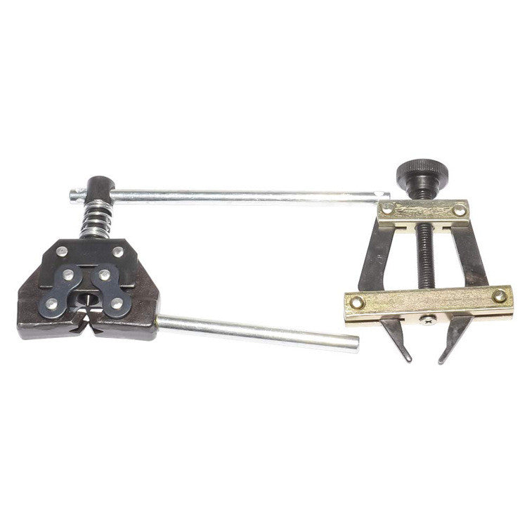 Roller Chain Tool Kit Breaker Cutter plus Puller Holder for Chain Sizes 25 to 60
