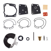 DURAFORCE 435442 436852 Carburetor Rebuild Kit for Johnson Evinrude V4 V6 90 Deg 6-Pack
