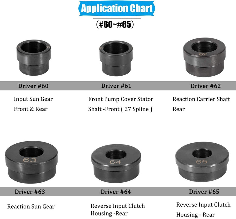 T-0220-700R4 Bushing Driver Kit Tool for GM 700-R4 4L60 4L60E 4L65E Transmission
