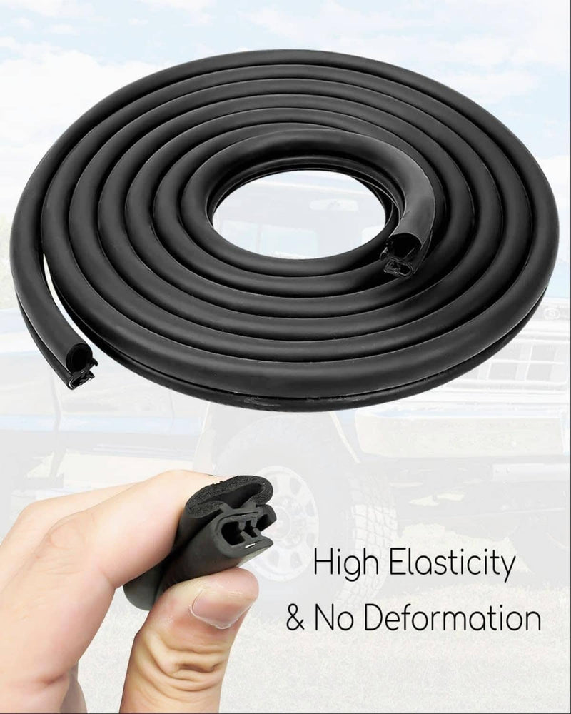 Door Seals Weatherstrip Kit Pair Set 14.5Ft for Ford Bronco F100 F150 F250 F350