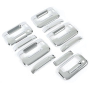 DURAFORCE Chrome Door Handle Tailgate Covers With Keypad for Ford F150 2004-2014 4 Door