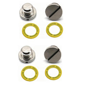 DURAFORCE 10-79953Q04 79953Q2 18-2244 Gearcase Drain Screw for Mercury for Quicksilver 4Pc