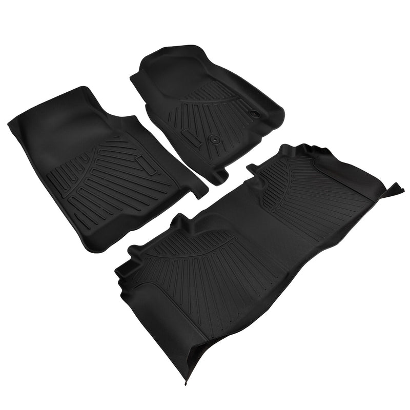 All Weather Floor Mats for 2020-2024 Chevrolet Silverado 2500HD 3500HD Crew Cab