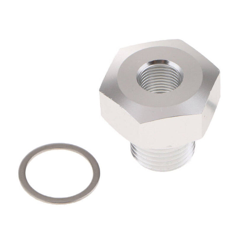 Oil Pressure Sensor Adapter M16x1.5 to 1/8 NPT for GM LS Engine Swap Male Female