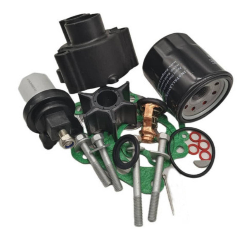 DURAFORCE Maintenance Service Kit for Yamaha 80HP 9I0HP F80A F100A Outboard With Filter