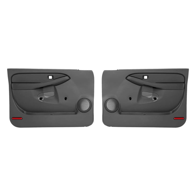DURAFORCE Inner Door Panels for Chevy Silverado for GMC Sierra 1999-06 Dark Pewter Pair