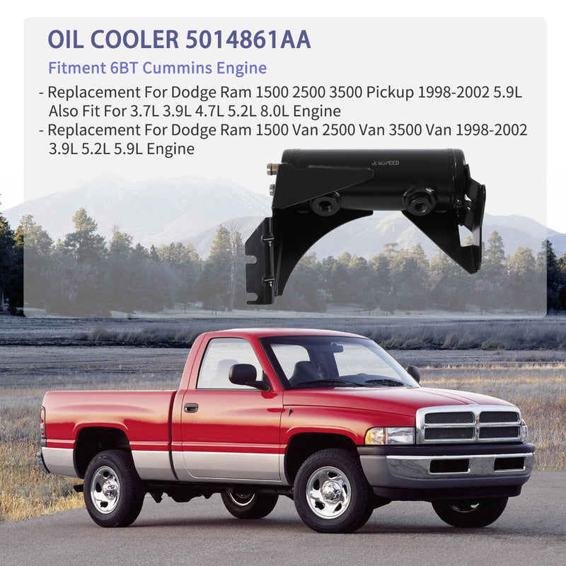 3935812 Oil Cooler for Dodge Ram Cummins Transmission 1998-2002 5014861AA