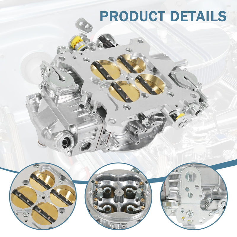 BR-67201 850CFM 4 Barrel Race Carburetor Double Pumper Mechanical