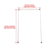 DURAFORCE 4-Spring Aluminum Dump Truck Flip Tarp Arm Kit Prevents Tarp Flapping