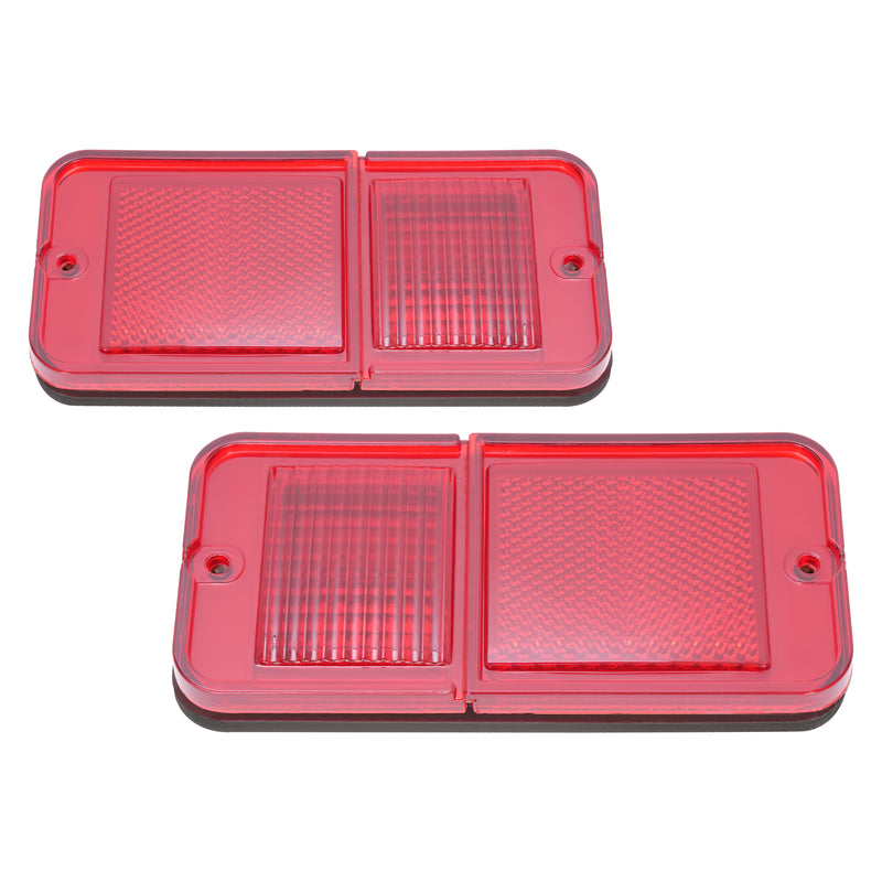 Rear Red Side Marker Lights for Chevrolet GMC C/K Pickup Trucks 1968-1972 Set