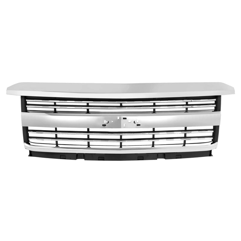DURAFORCE Chrome Front Grille Grill Assembly for Chevy Silverado 2500 HD 3500 HD 2015-2019