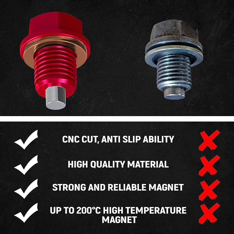 M14x1.5mm Magnetic Oil Drain Plug Screw Nut Bolt for Car Engine Sumps Universal