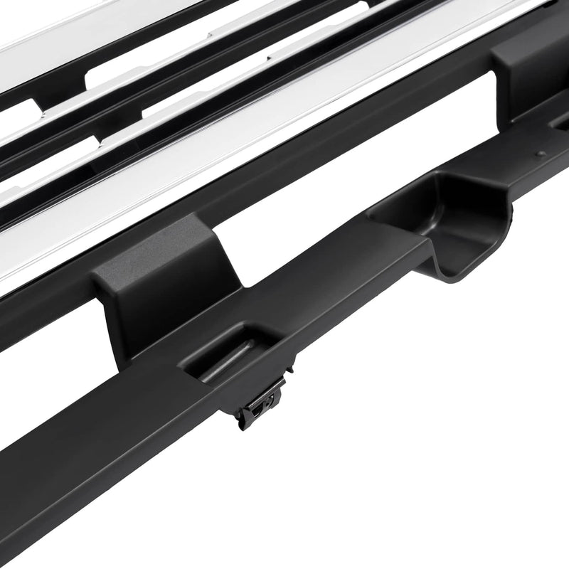DURAFORCE Chrome Front Grille Grill Assembly for Chevy Silverado 2500 HD 3500 HD 2015-2019