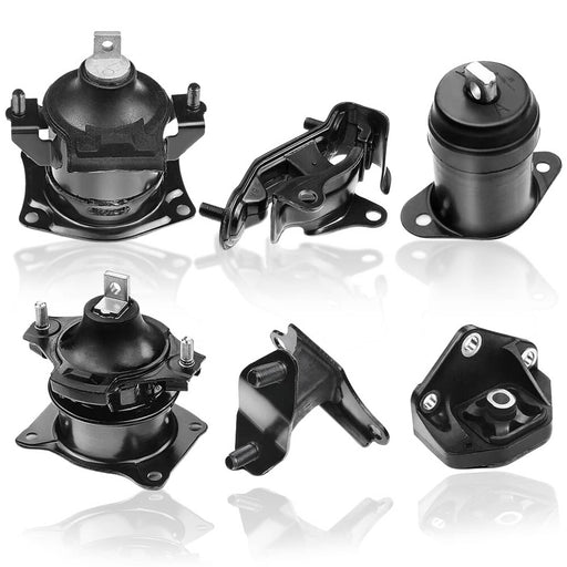 DURAFORCE 6Pcs for 2003-2007 Honda Accord 2.4L Auto Engine Motor & Transmission Mount Set