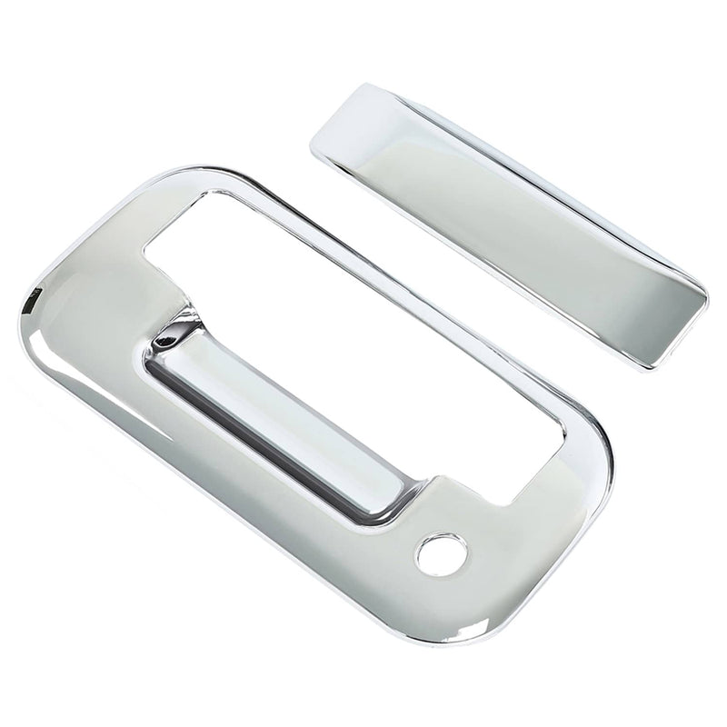 DURAFORCE Chrome Outside Tailgate Handle Cover Overlay for Ford F-150 F150 4 Door 2004-14