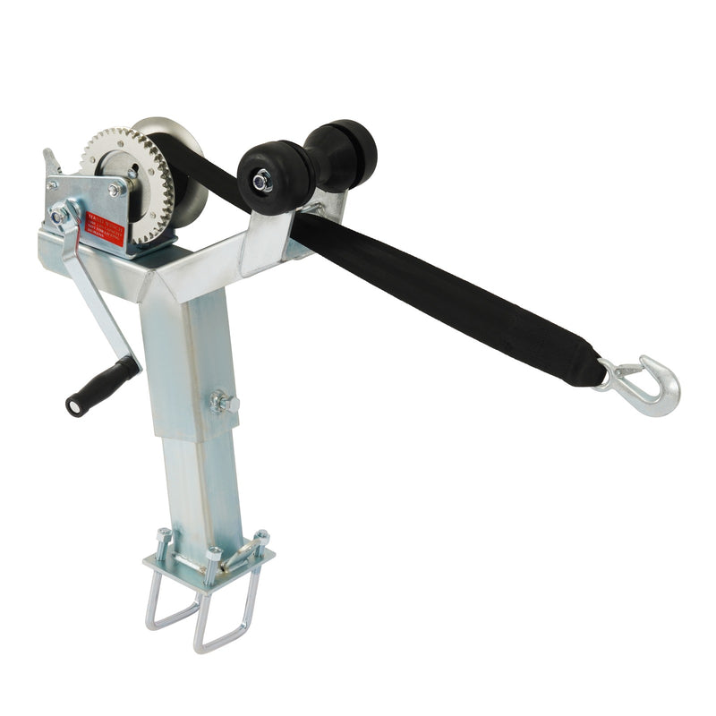 1400lbs Winch Stand Winch Post with Roller for Boat Trailers Adjustable