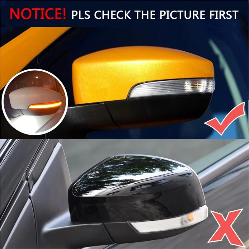 LED Sequential Side Marker Turn Signal Light for Ford Focus MK3 SE ST RS 2012 20