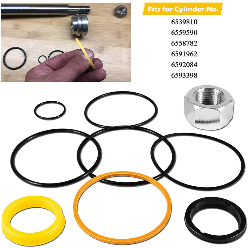 7135551 Tilt Hydraulic Cylinder Seal Kit for Bobcat Skid Steer Loader 843 853