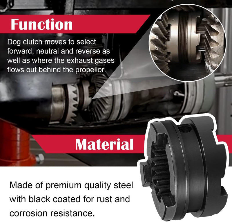 52-822539t Clutch Dog 3 Jaw Reverse for Mercury 90-120 hp 50-125 hp 3 cyl 4 cyl